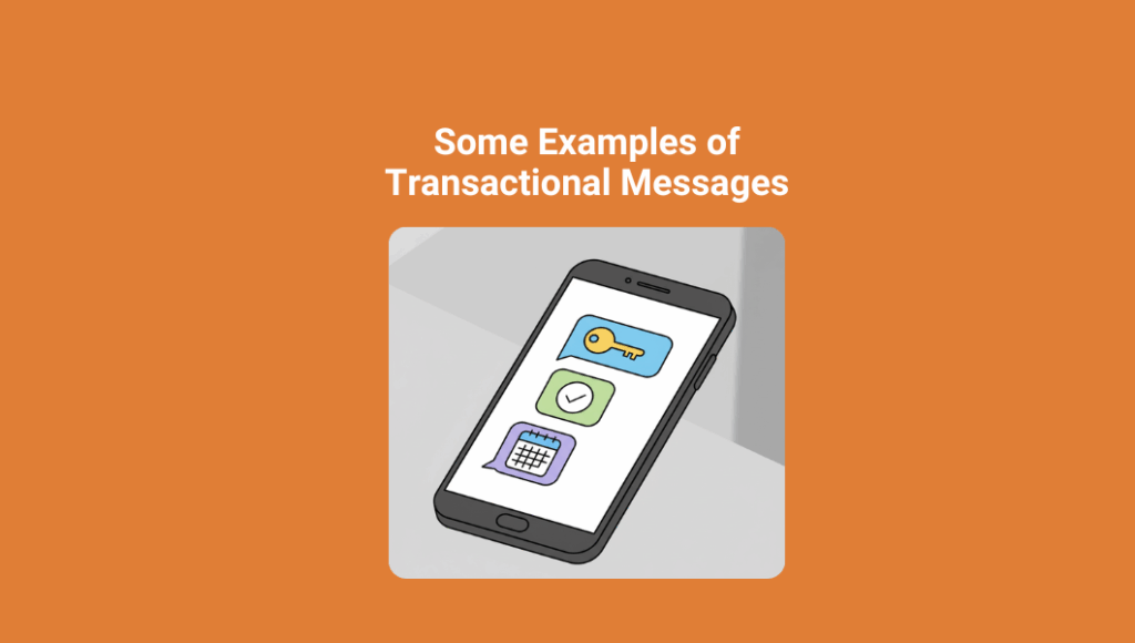examples of transactional sms